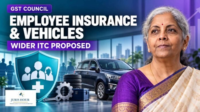 Employee Insurance and Business Vehicles May Get Wider GST Credit Eligibility