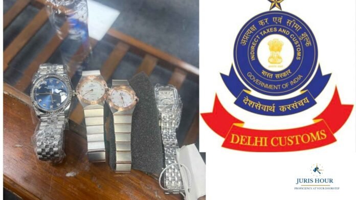 Luxury Watches Worth ₹52.54 Lakh Seized at IGI Airport Luxury Watches Worth ₹52.54 Lakh Seized at IGI Airport