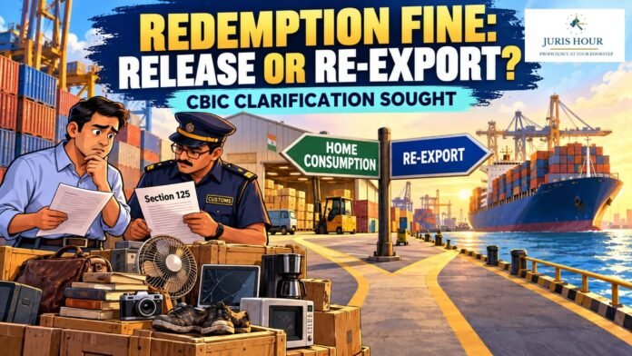 Can Restricted Second-Hand Goods Be Released After Paying Redemption Fine? CBIC Clarification Sought Can Restricted Second-Hand Goods Be Released After Paying Redemption Fine? CBIC Clarification Sought